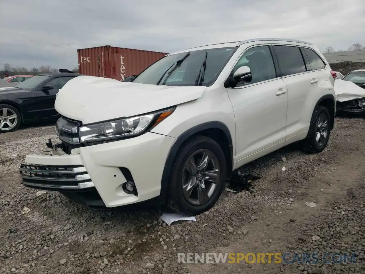 1 fotografías del automóvil dañado 5TDDZRFH5KS980012 TOYOTA HIGHLANDER 2019