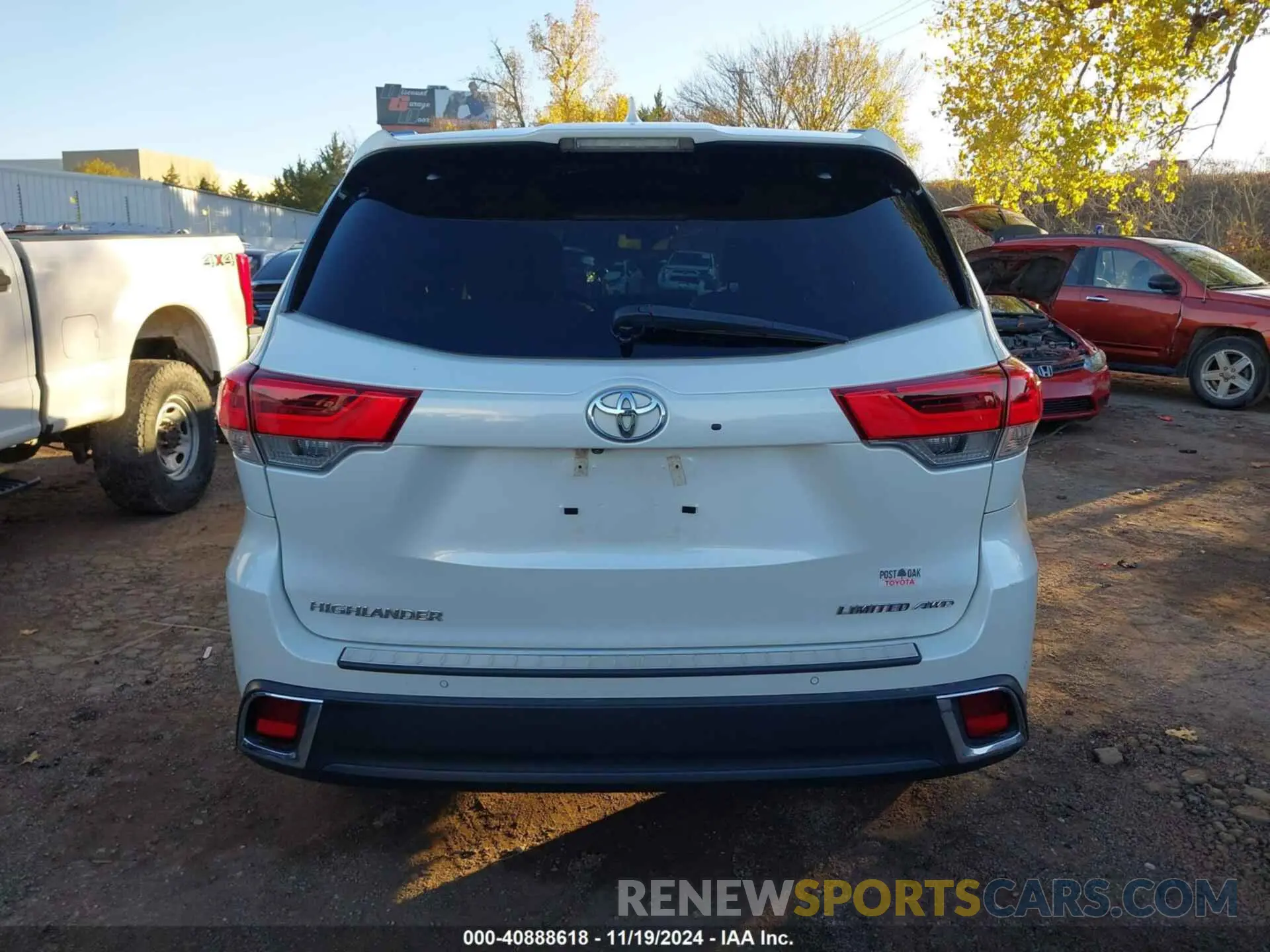 16 fotografías del automóvil dañado 5TDDZRFH6KS709945 TOYOTA HIGHLANDER 2019