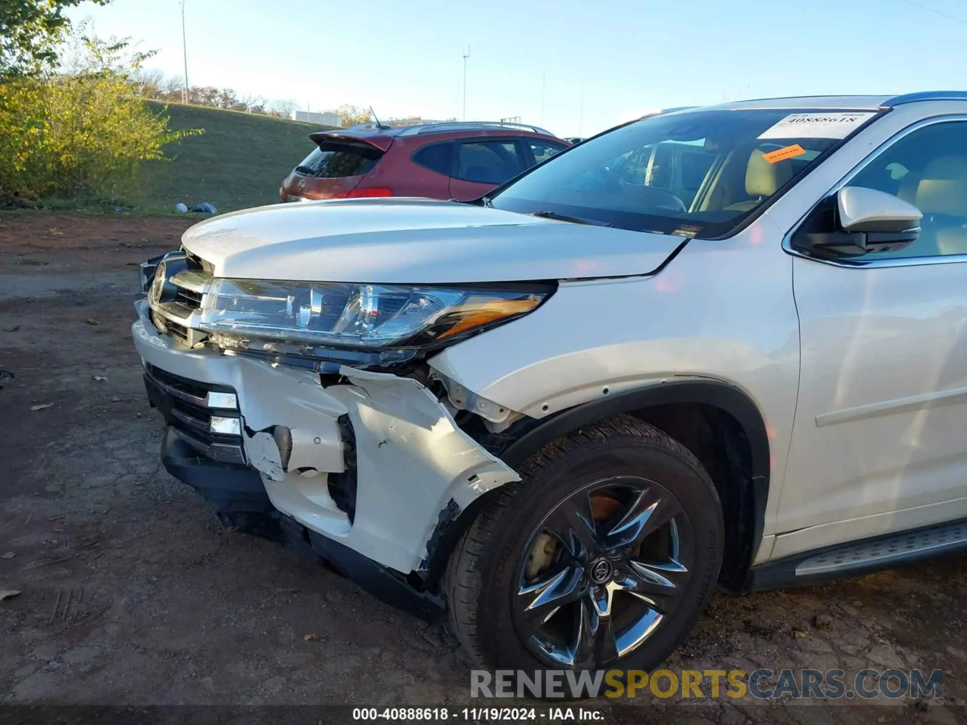 6 fotografías del automóvil dañado 5TDDZRFH6KS709945 TOYOTA HIGHLANDER 2019