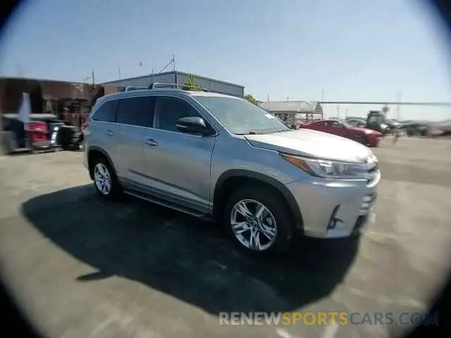 14 fotografías del automóvil dañado 5TDDZRFH6KS712523 TOYOTA HIGHLANDER 2019