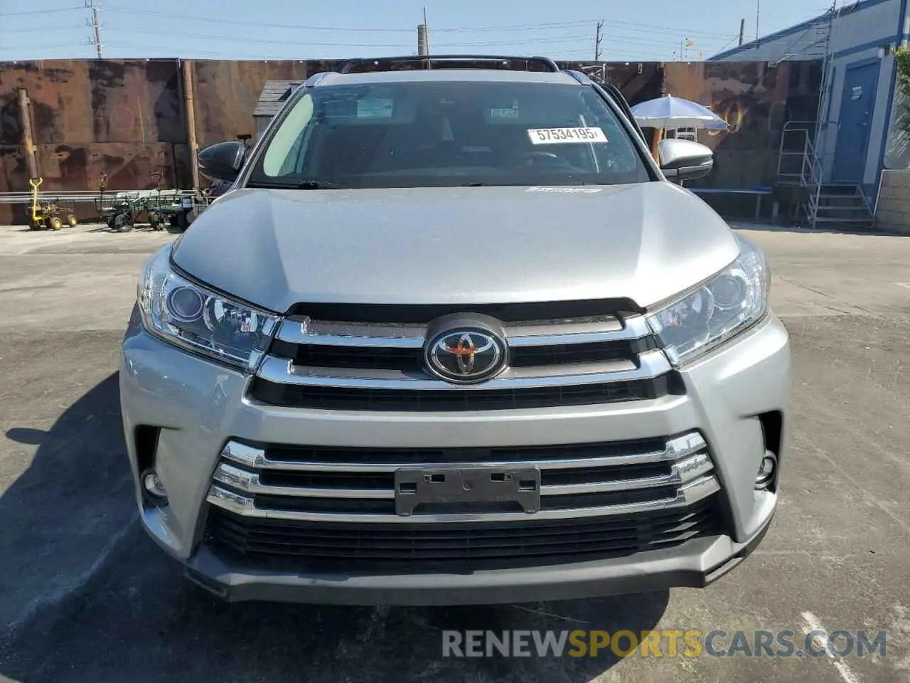 5 fotografías del automóvil dañado 5TDDZRFH6KS712523 TOYOTA HIGHLANDER 2019