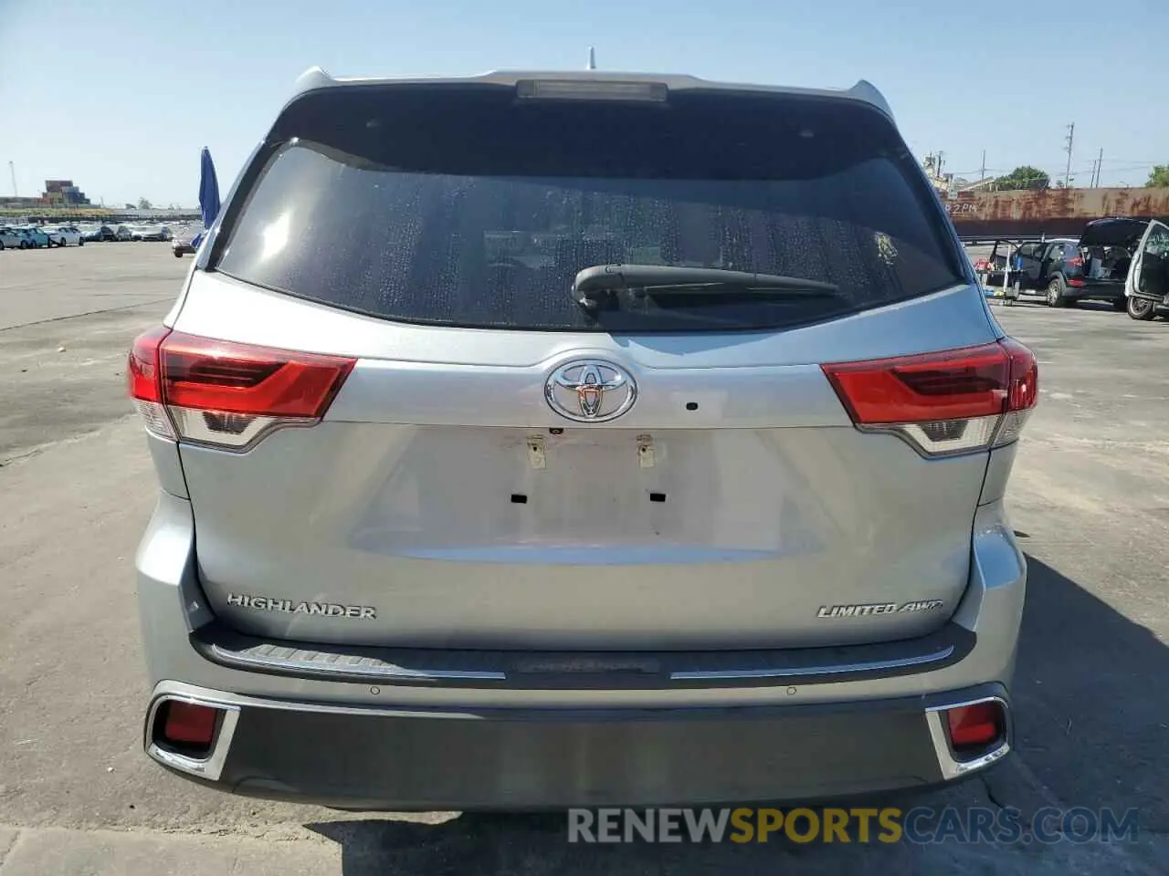 6 fotografías del automóvil dañado 5TDDZRFH6KS712523 TOYOTA HIGHLANDER 2019