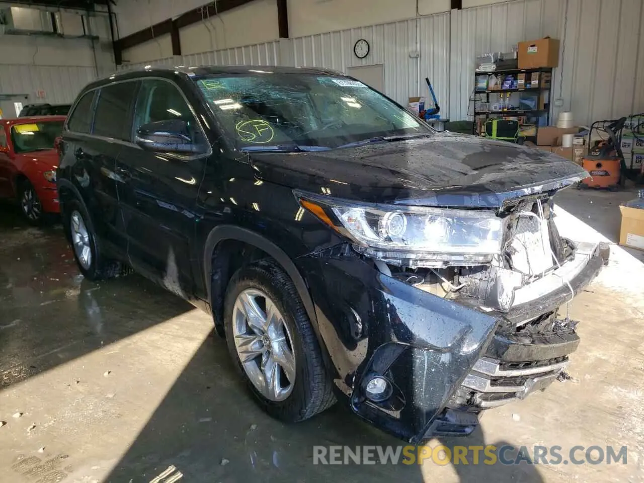 1 fotografías del automóvil dañado 5TDDZRFH6KS975725 TOYOTA HIGHLANDER 2019