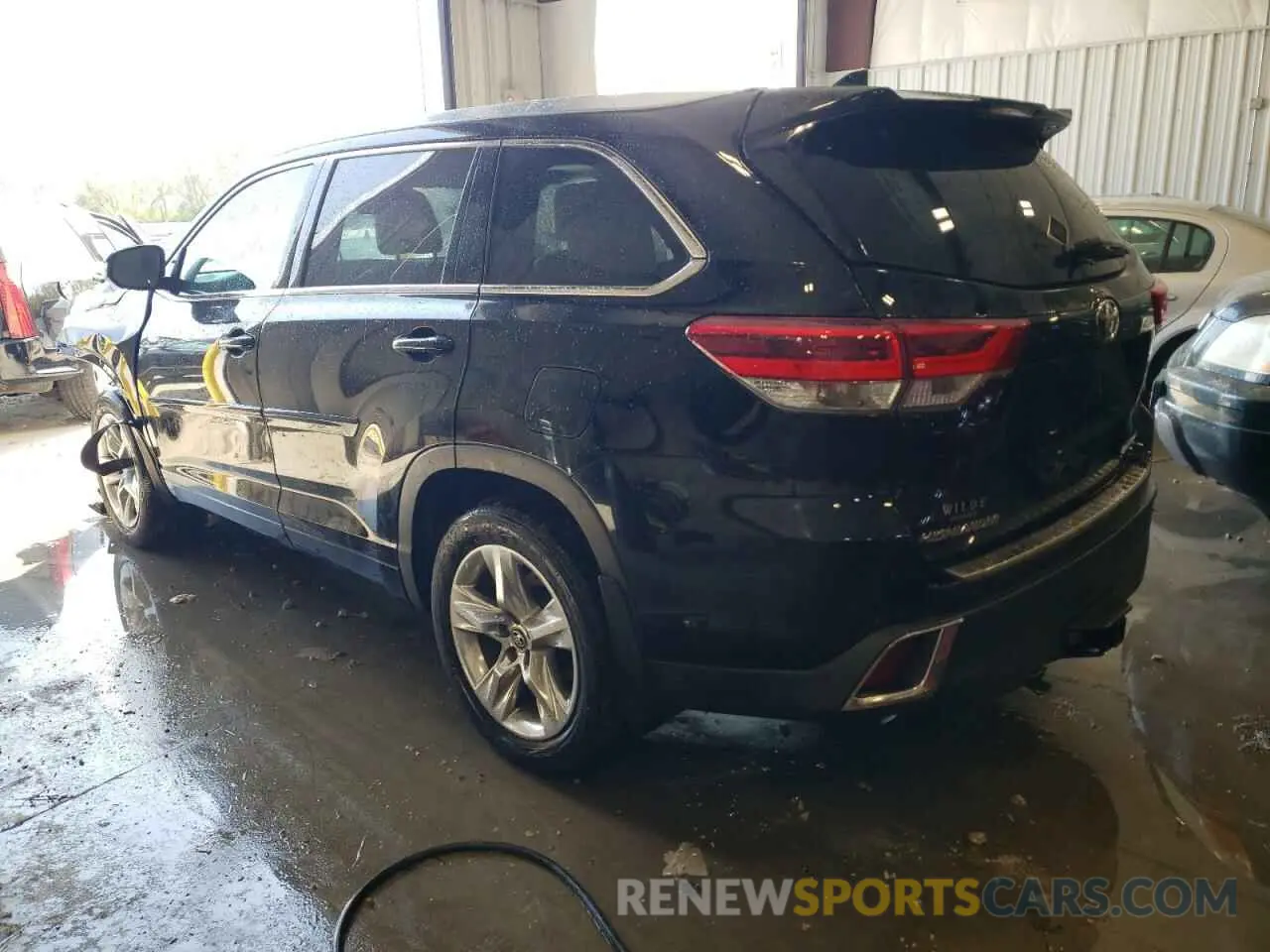 3 fotografías del automóvil dañado 5TDDZRFH6KS975725 TOYOTA HIGHLANDER 2019