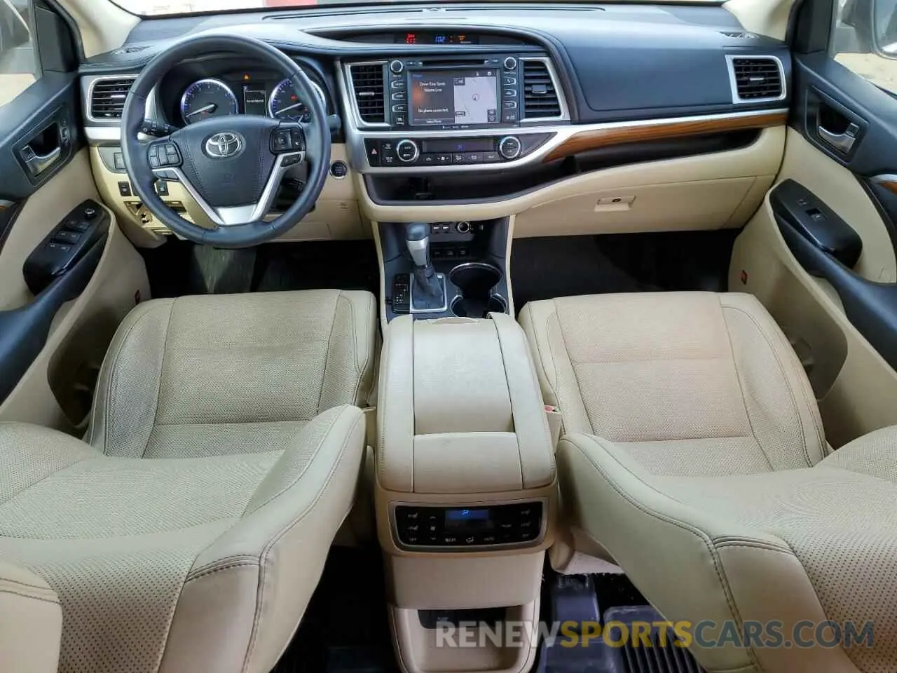 8 fotografías del automóvil dañado 5TDDZRFH8KS932410 TOYOTA HIGHLANDER 2019