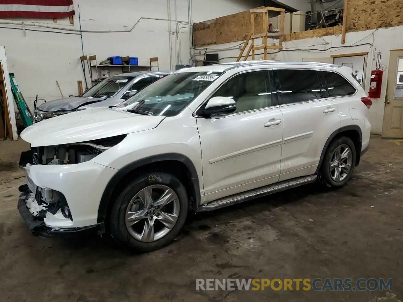1 fotografías del automóvil dañado 5TDDZRFH9KS920959 TOYOTA HIGHLANDER 2019