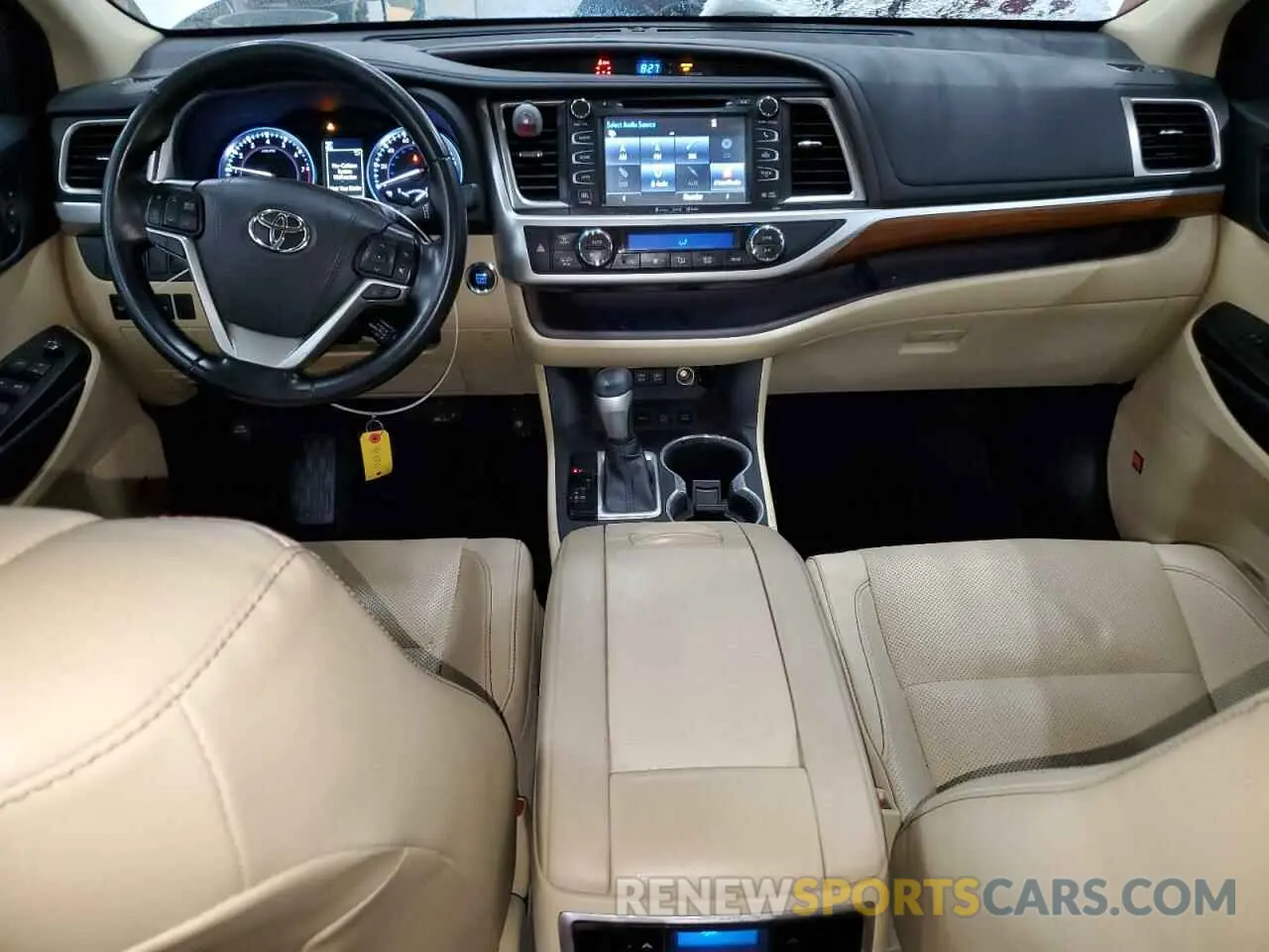 8 fotografías del automóvil dañado 5TDDZRFH9KS920959 TOYOTA HIGHLANDER 2019