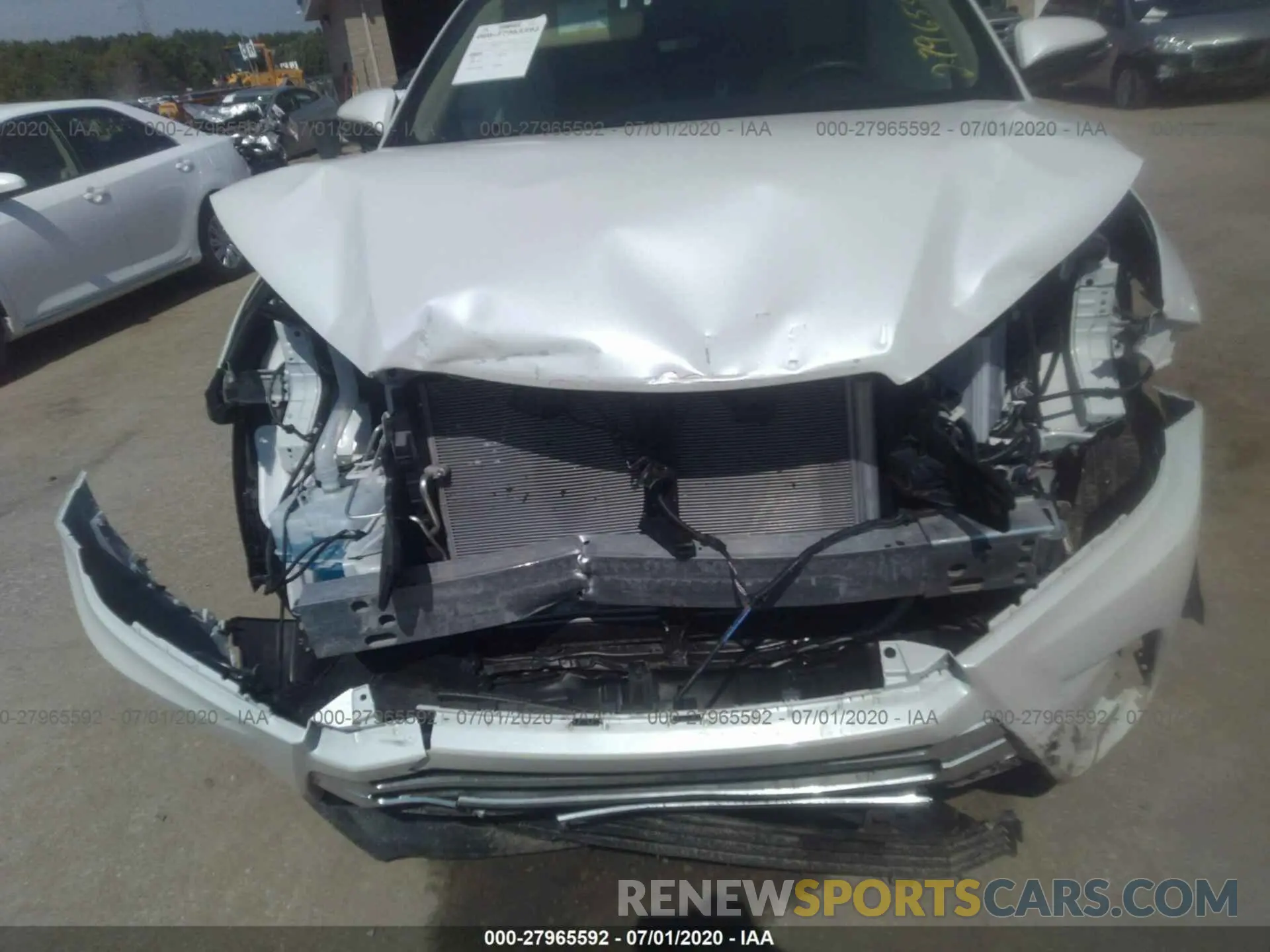6 fotografías del automóvil dañado 5TDDZRFH9KS976125 TOYOTA HIGHLANDER 2019