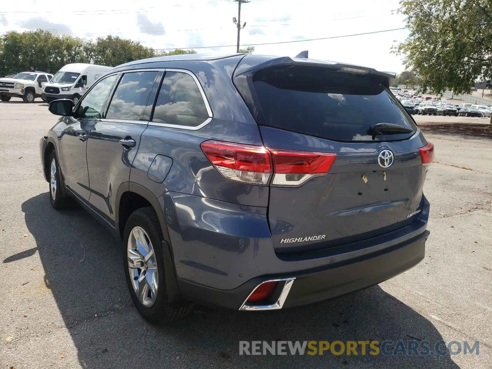 3 fotografías del automóvil dañado 5TDDZRFHXKS700536 TOYOTA HIGHLANDER 2019