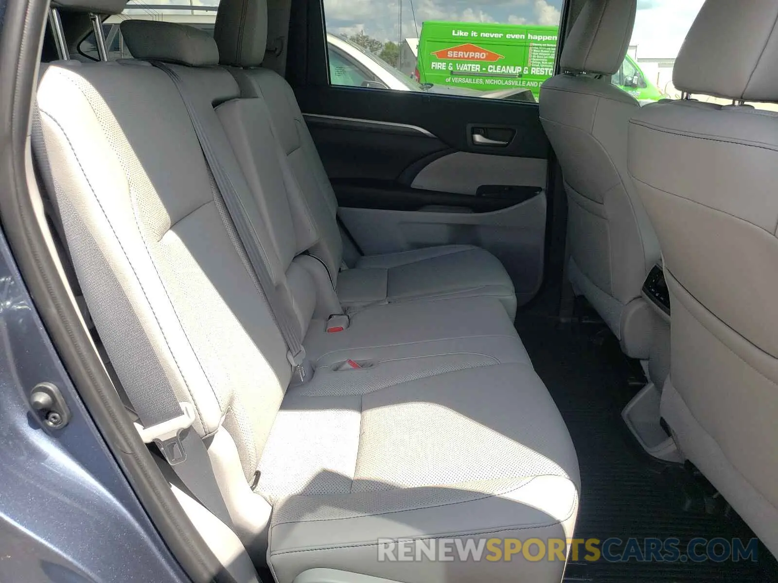 6 fotografías del automóvil dañado 5TDDZRFHXKS700536 TOYOTA HIGHLANDER 2019