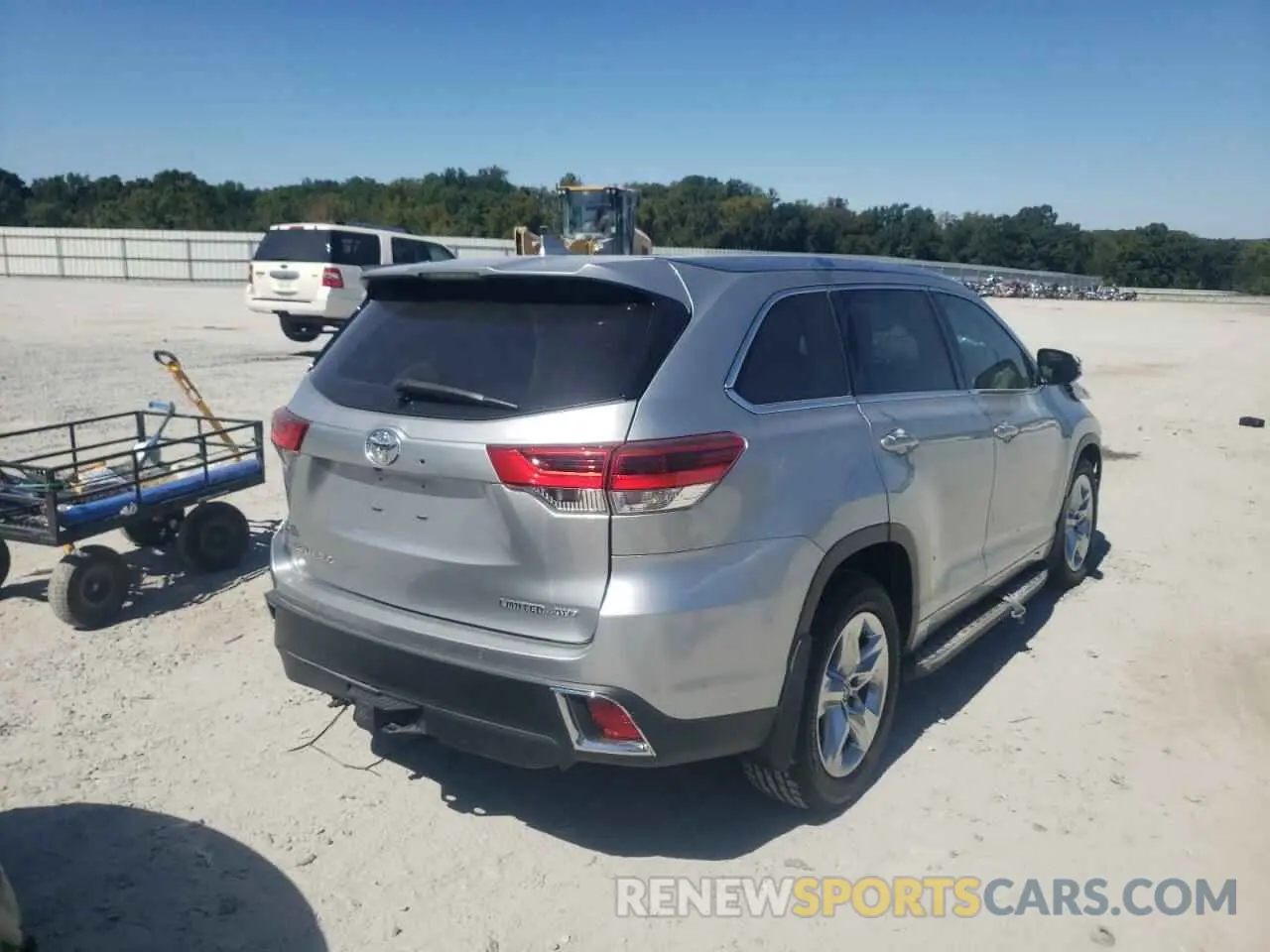 4 fotografías del automóvil dañado 5TDDZRFHXKS707714 TOYOTA HIGHLANDER 2019