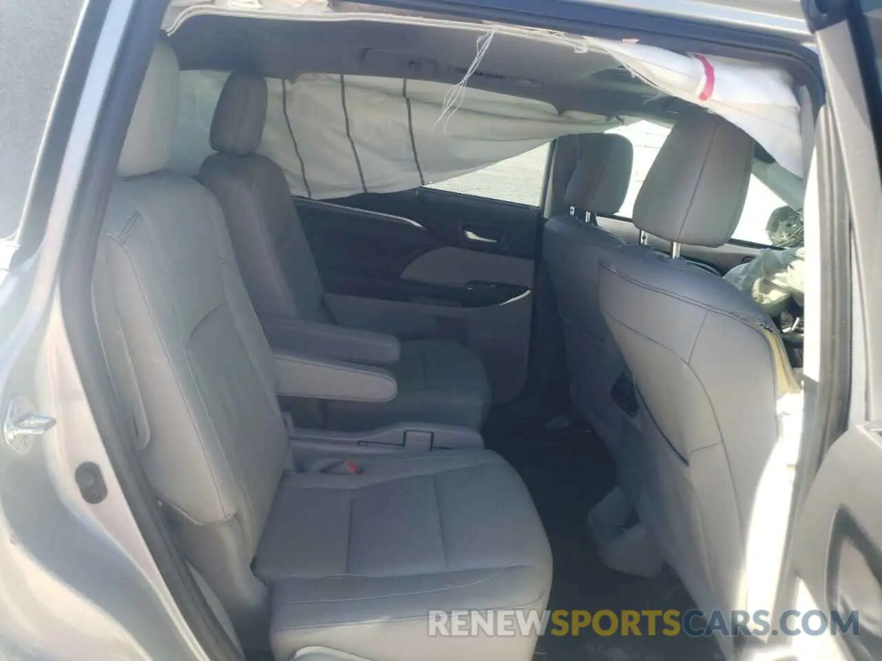 6 fotografías del automóvil dañado 5TDDZRFHXKS707714 TOYOTA HIGHLANDER 2019