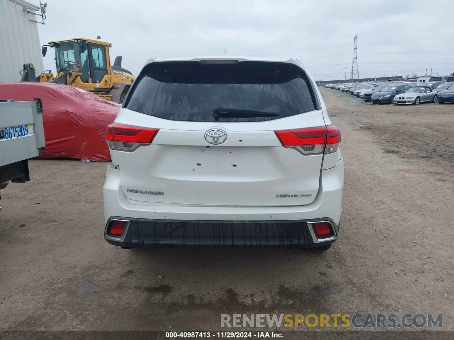 16 fotografías del automóvil dañado 5TDDZRFHXKS948589 TOYOTA HIGHLANDER 2019