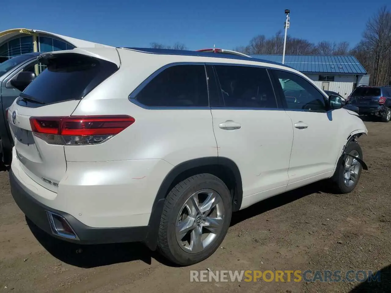 3 fotografías del automóvil dañado 5TDDZRFHXKS992446 TOYOTA HIGHLANDER 2019
