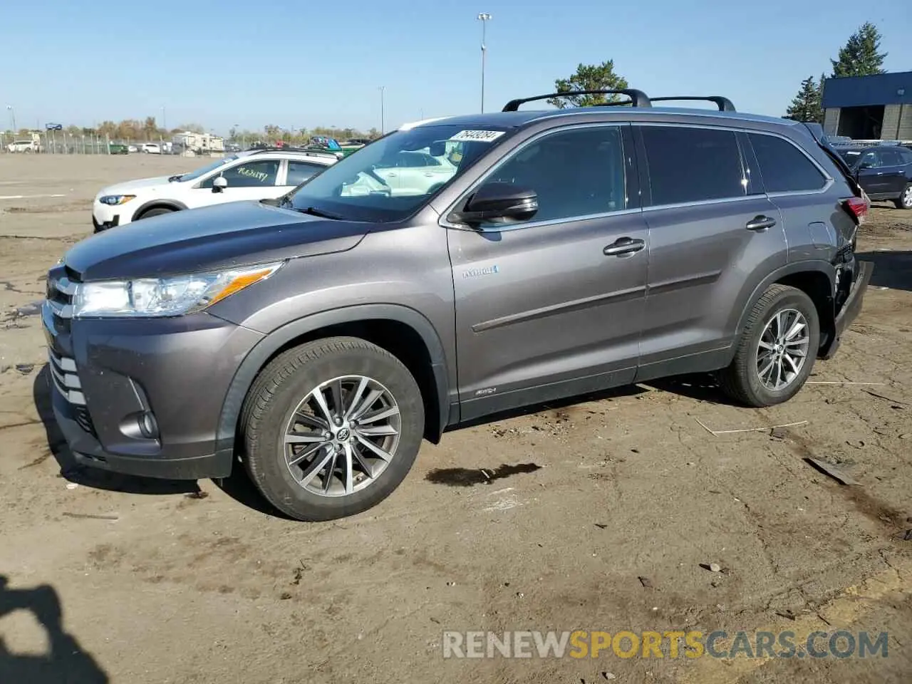 1 fotografías del automóvil dañado 5TDJGRFH4KS072823 TOYOTA HIGHLANDER 2019