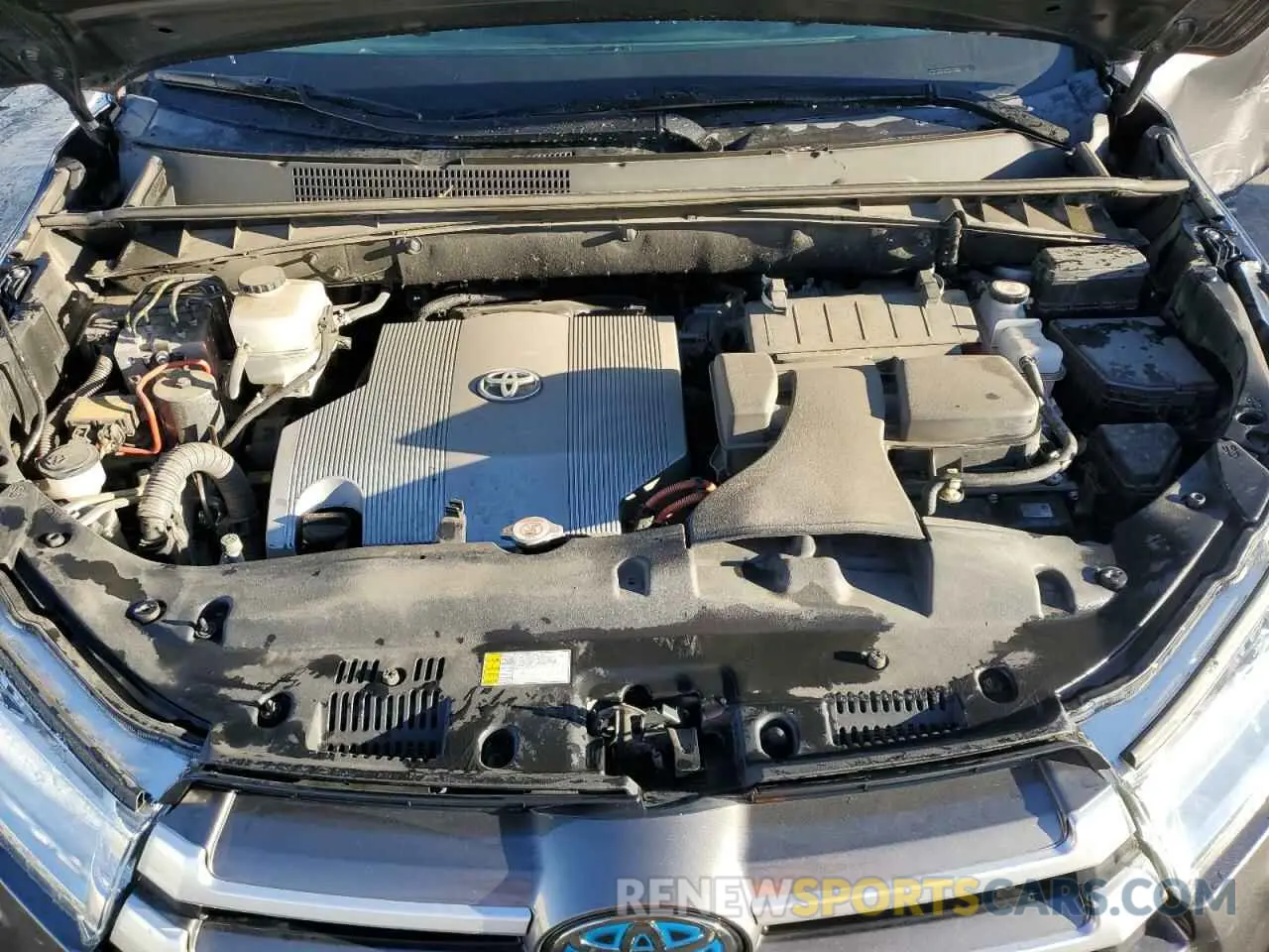12 fotografías del automóvil dañado 5TDJGRFHXKS075502 TOYOTA HIGHLANDER 2019