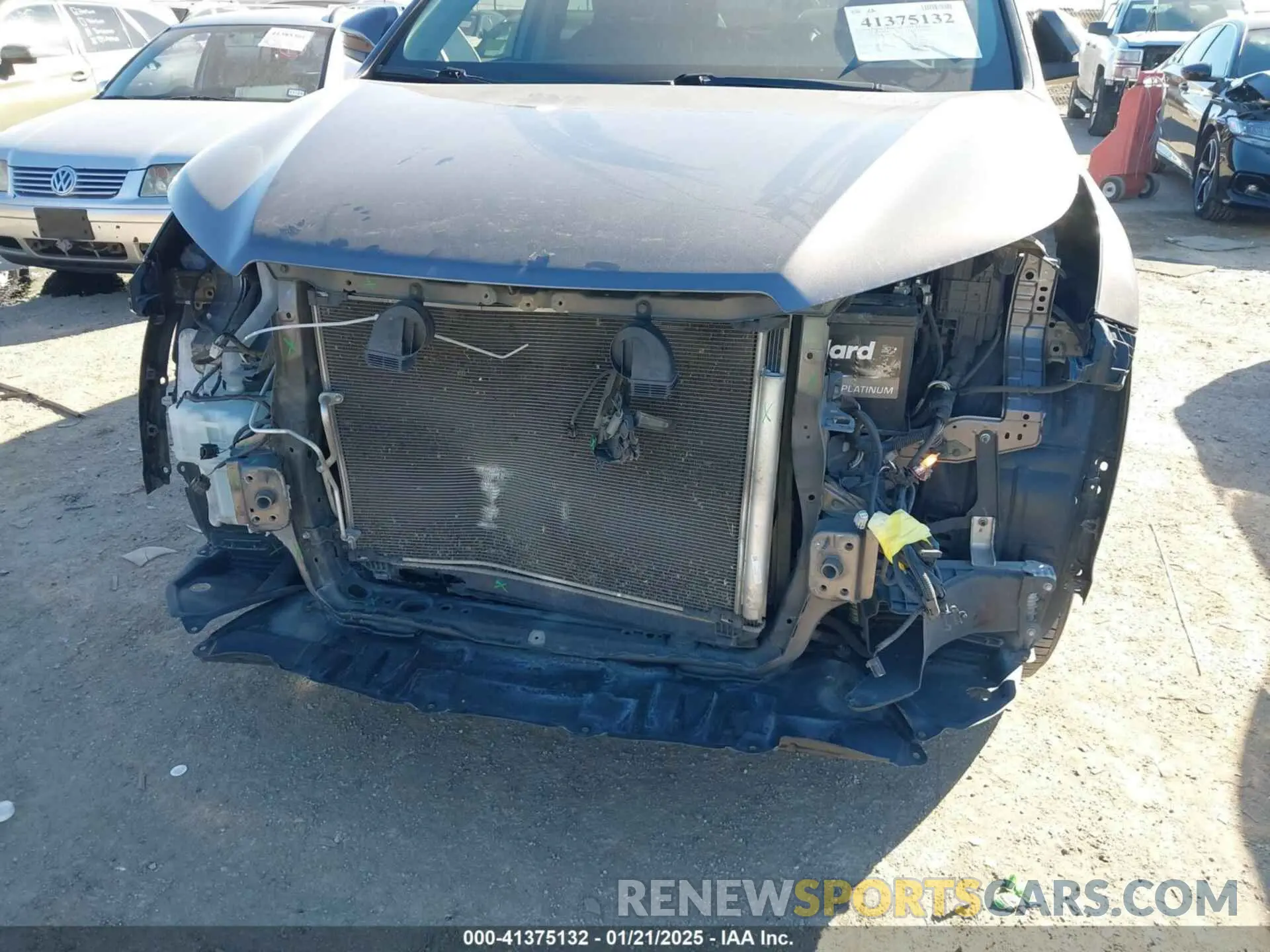 6 fotografías del automóvil dañado 5TDJZRFH0KS570964 TOYOTA HIGHLANDER 2019