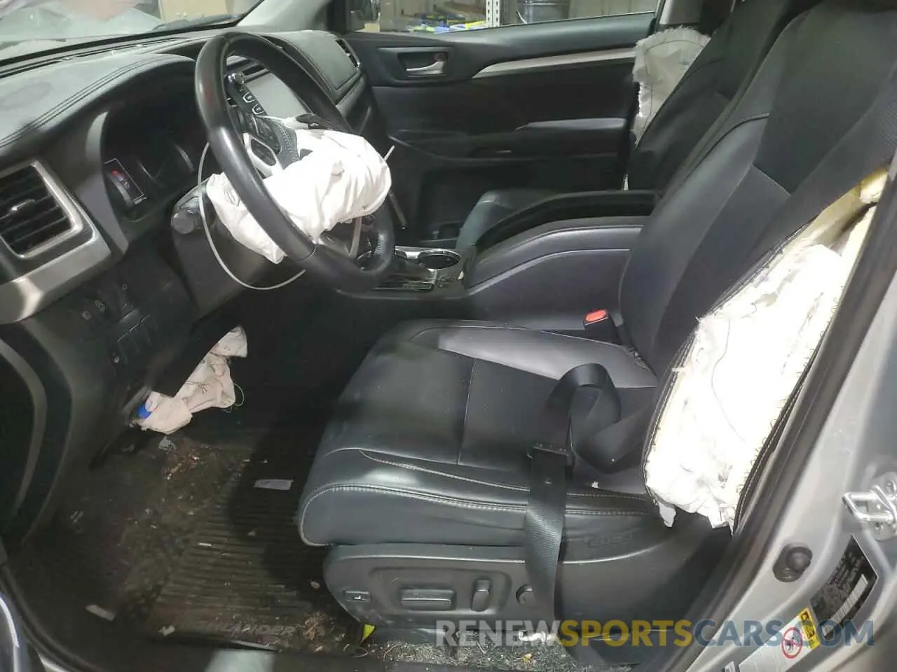 7 fotografías del automóvil dañado 5TDJZRFH0KS579924 TOYOTA HIGHLANDER 2019