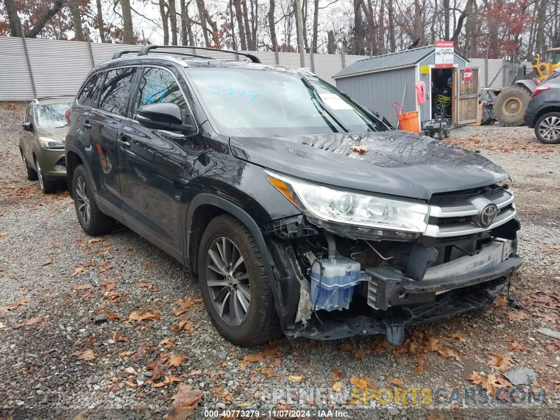 1 fotografías del automóvil dañado 5TDJZRFH0KS617099 TOYOTA HIGHLANDER 2019