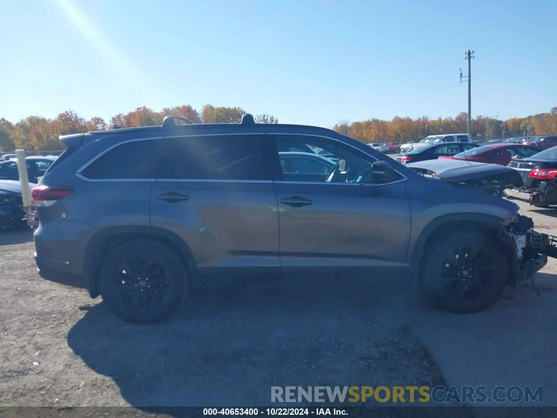13 fotografías del automóvil dañado 5TDJZRFH0KS620830 TOYOTA HIGHLANDER 2019