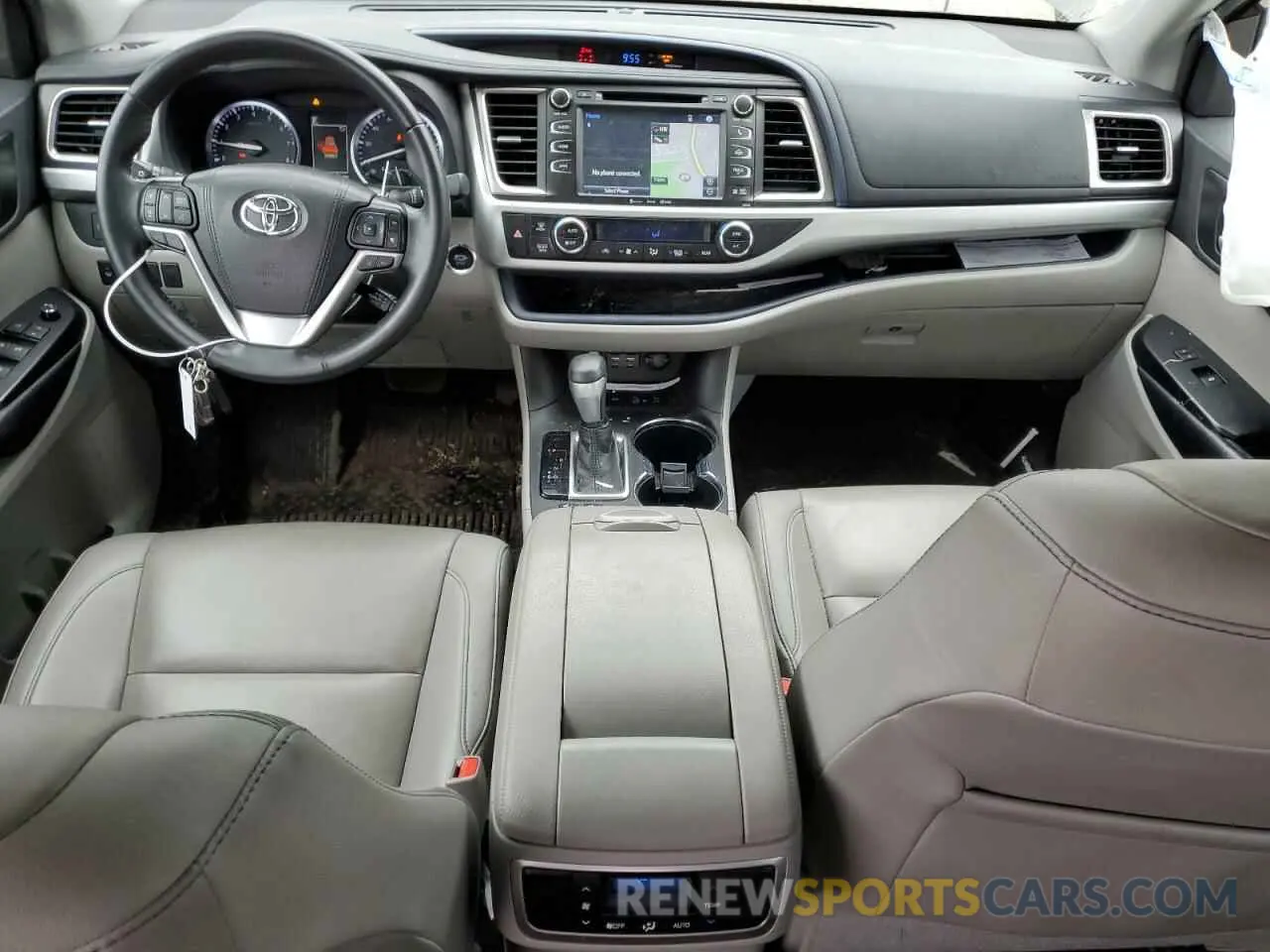 8 fotografías del automóvil dañado 5TDJZRFH1KS563361 TOYOTA HIGHLANDER 2019