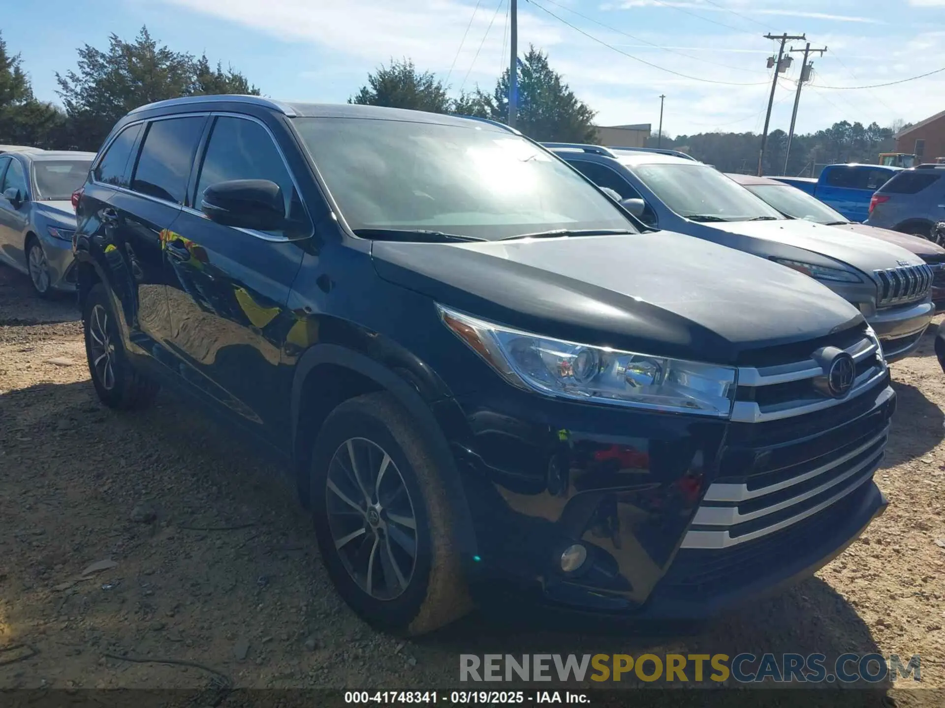 1 fotografías del automóvil dañado 5TDJZRFH1KS603437 TOYOTA HIGHLANDER 2019
