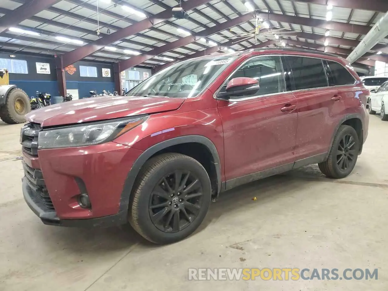 1 fotografías del automóvil dañado 5TDJZRFH1KS622330 TOYOTA HIGHLANDER 2019