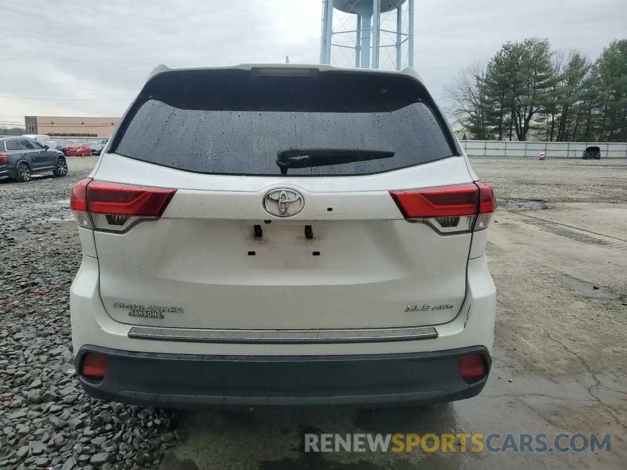 6 fotografías del automóvil dañado 5TDJZRFH1KS714893 TOYOTA HIGHLANDER 2019