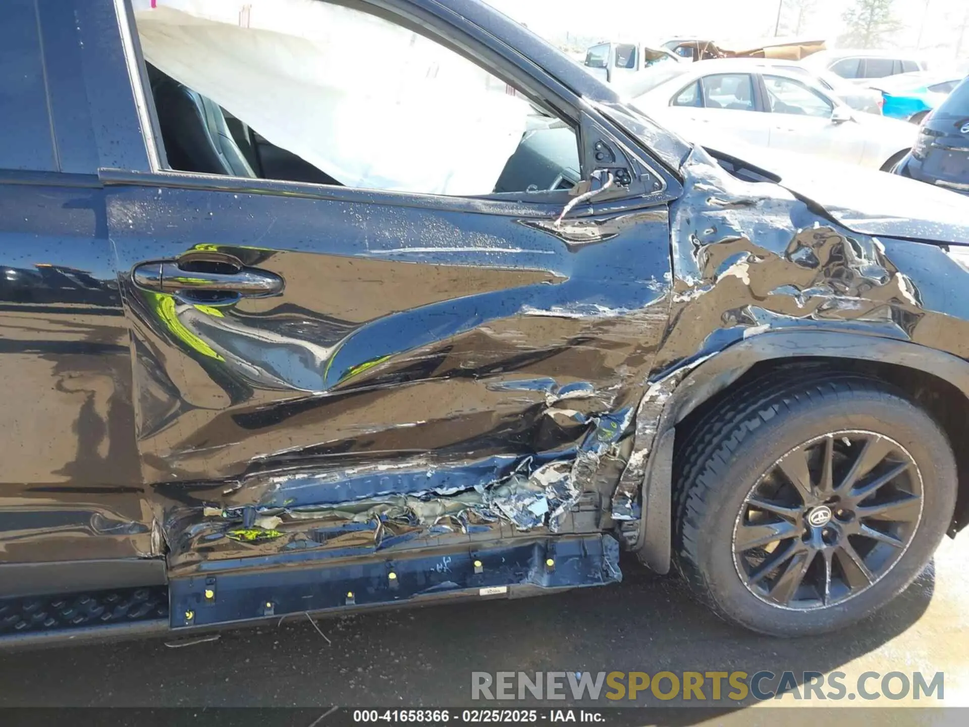 6 fotografías del automóvil dañado 5TDJZRFH1KS970824 TOYOTA HIGHLANDER 2019
