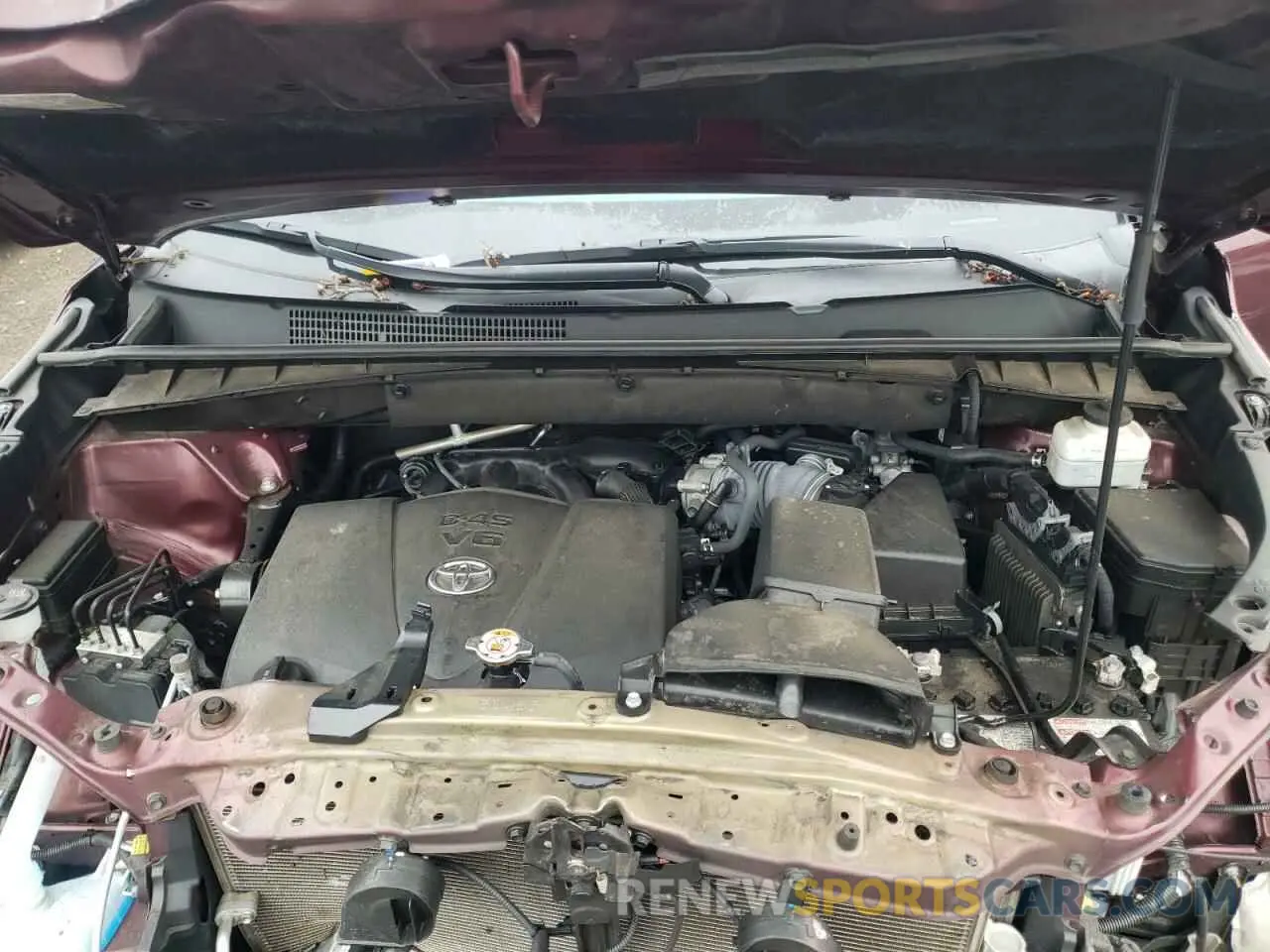 7 fotografías del automóvil dañado 5TDJZRFH1KS981581 TOYOTA HIGHLANDER 2019