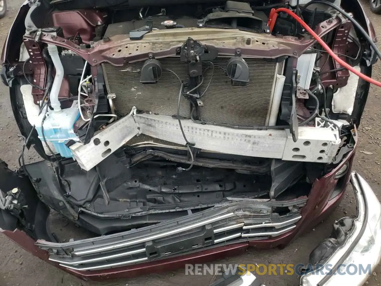 9 fotografías del automóvil dañado 5TDJZRFH1KS981581 TOYOTA HIGHLANDER 2019