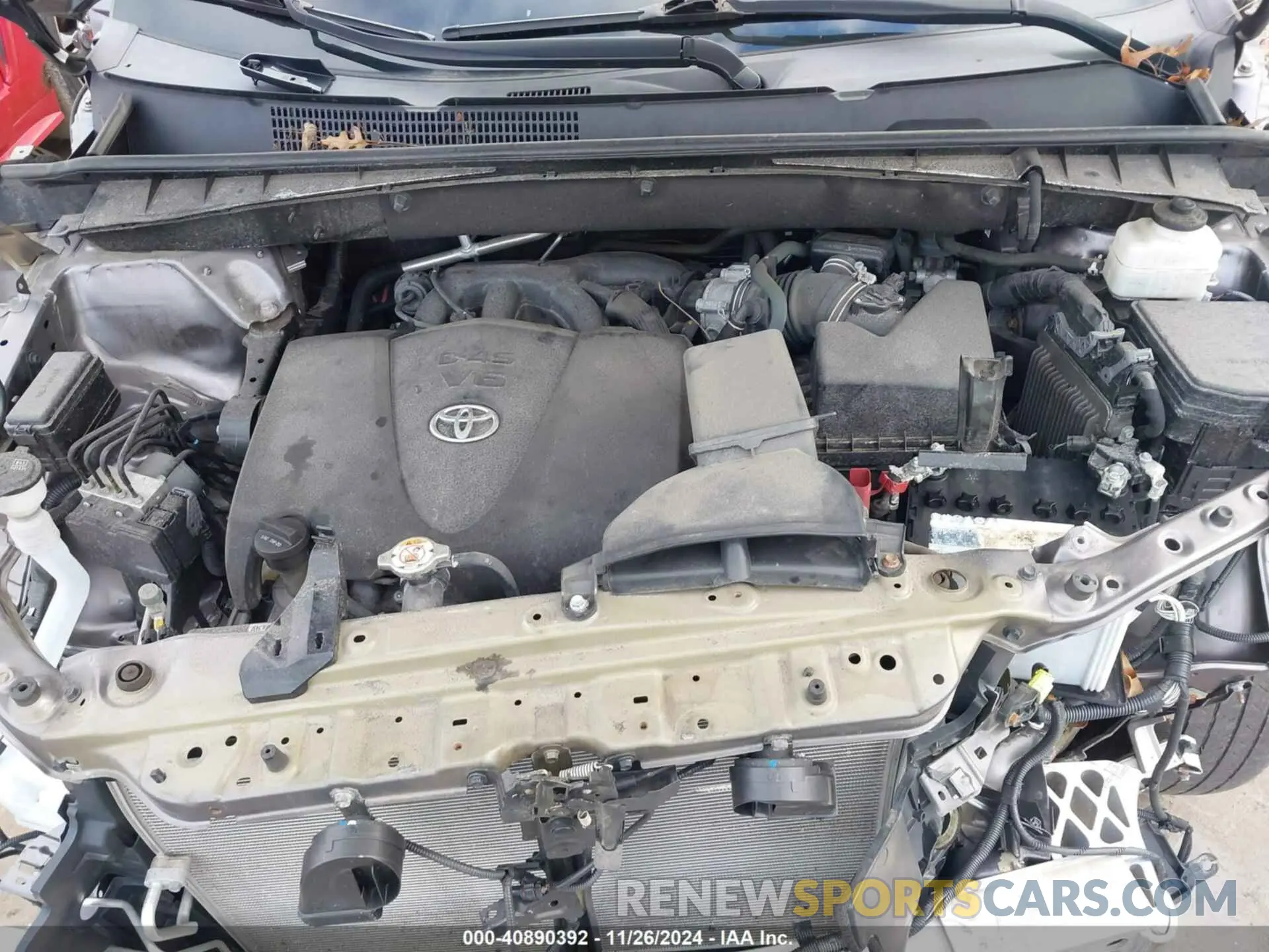 10 fotografías del automóvil dañado 5TDJZRFH2KS578371 TOYOTA HIGHLANDER 2019