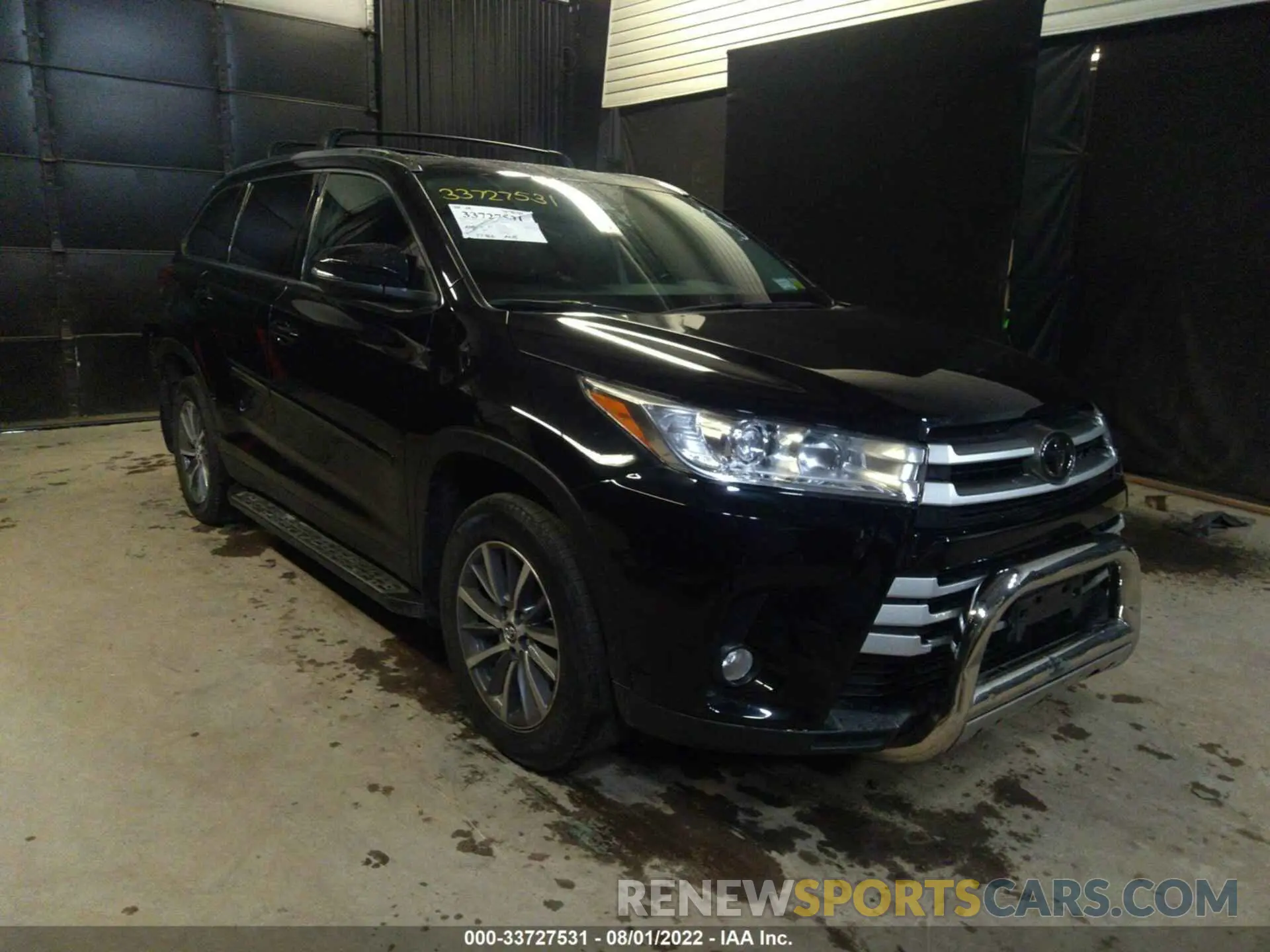 1 fotografías del automóvil dañado 5TDJZRFH2KS587989 TOYOTA HIGHLANDER 2019