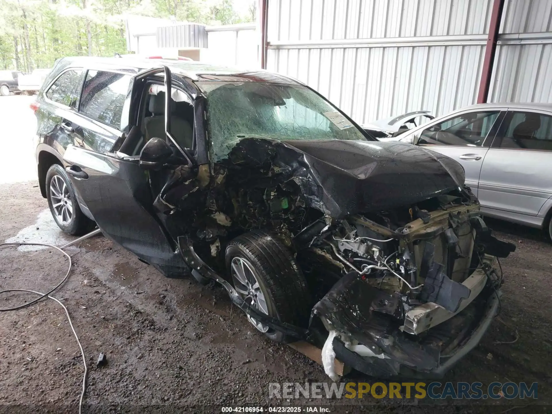 1 fotografías del automóvil dañado 5TDJZRFH2KS594988 TOYOTA HIGHLANDER 2019