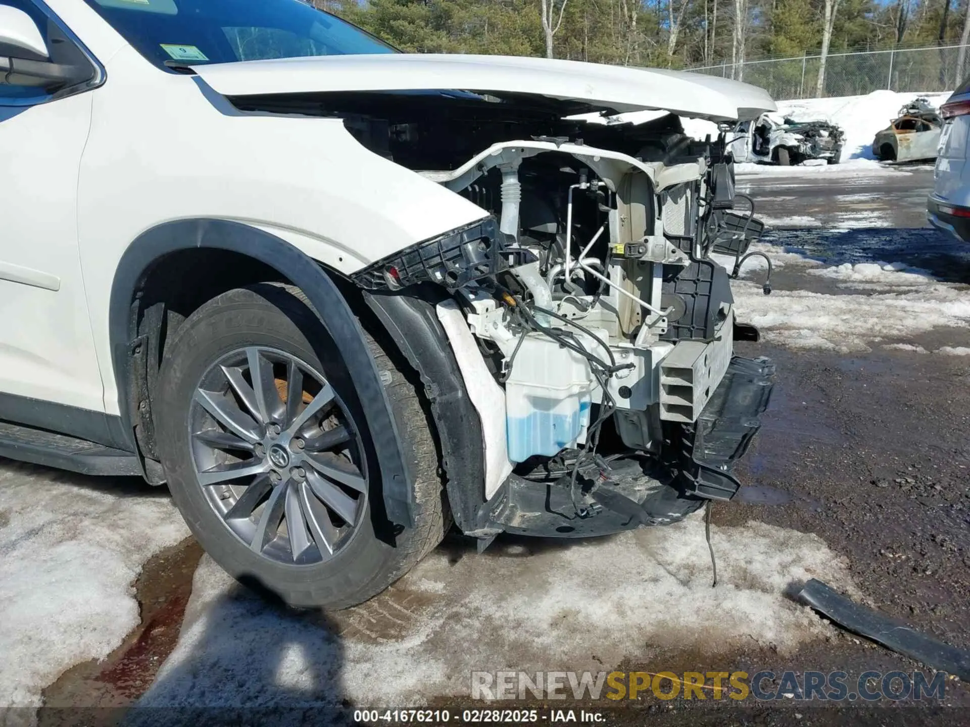 20 fotografías del automóvil dañado 5TDJZRFH2KS623101 TOYOTA HIGHLANDER 2019