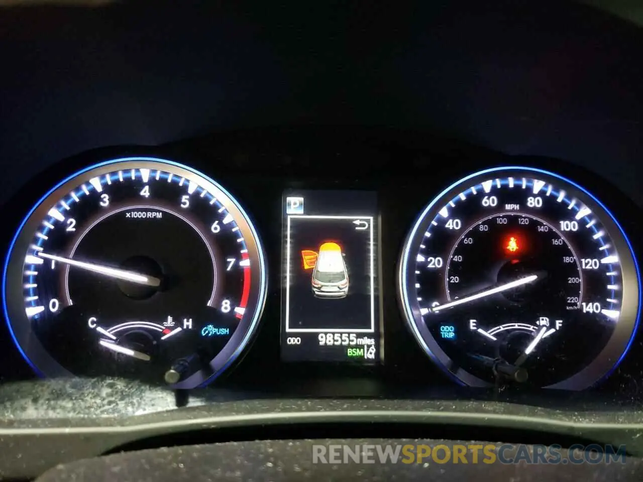 9 fotografías del automóvil dañado 5TDJZRFH3KS604413 TOYOTA HIGHLANDER 2019