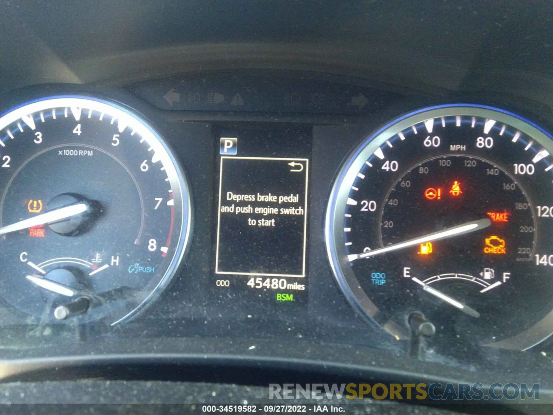 7 fotografías del automóvil dañado 5TDJZRFH3KS620076 TOYOTA HIGHLANDER 2019
