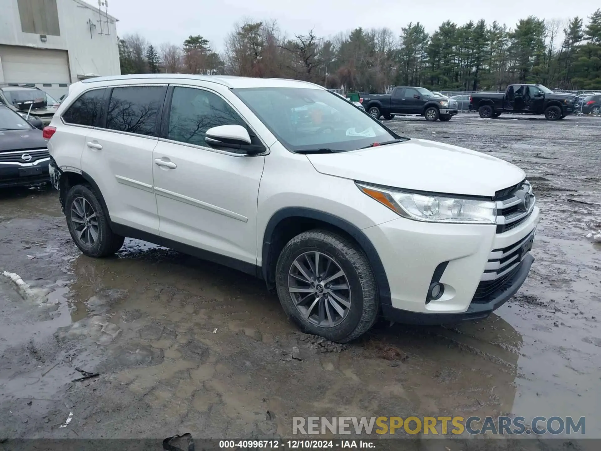 1 fotografías del automóvil dañado 5TDJZRFH3KS709839 TOYOTA HIGHLANDER 2019