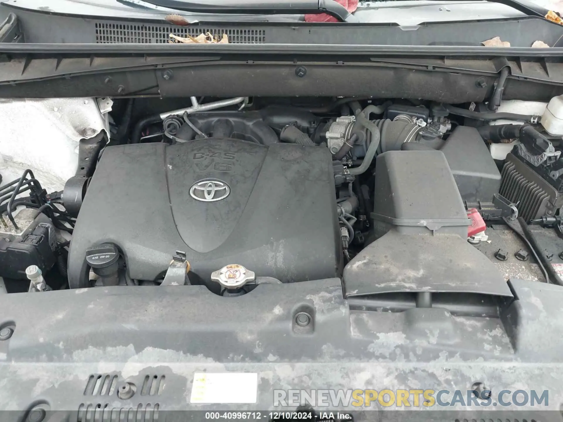 10 fotografías del automóvil dañado 5TDJZRFH3KS709839 TOYOTA HIGHLANDER 2019