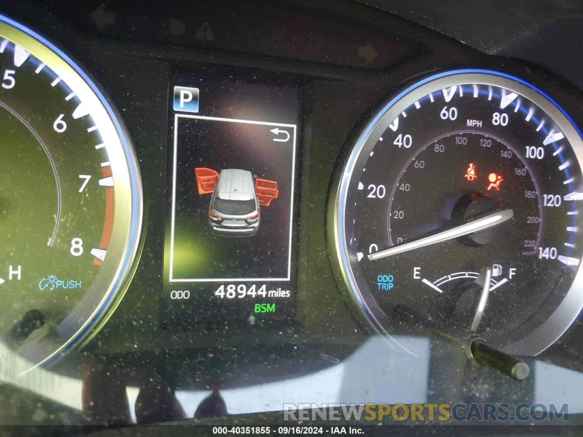 7 fotografías del automóvil dañado 5TDJZRFH3KS998544 TOYOTA HIGHLANDER 2019