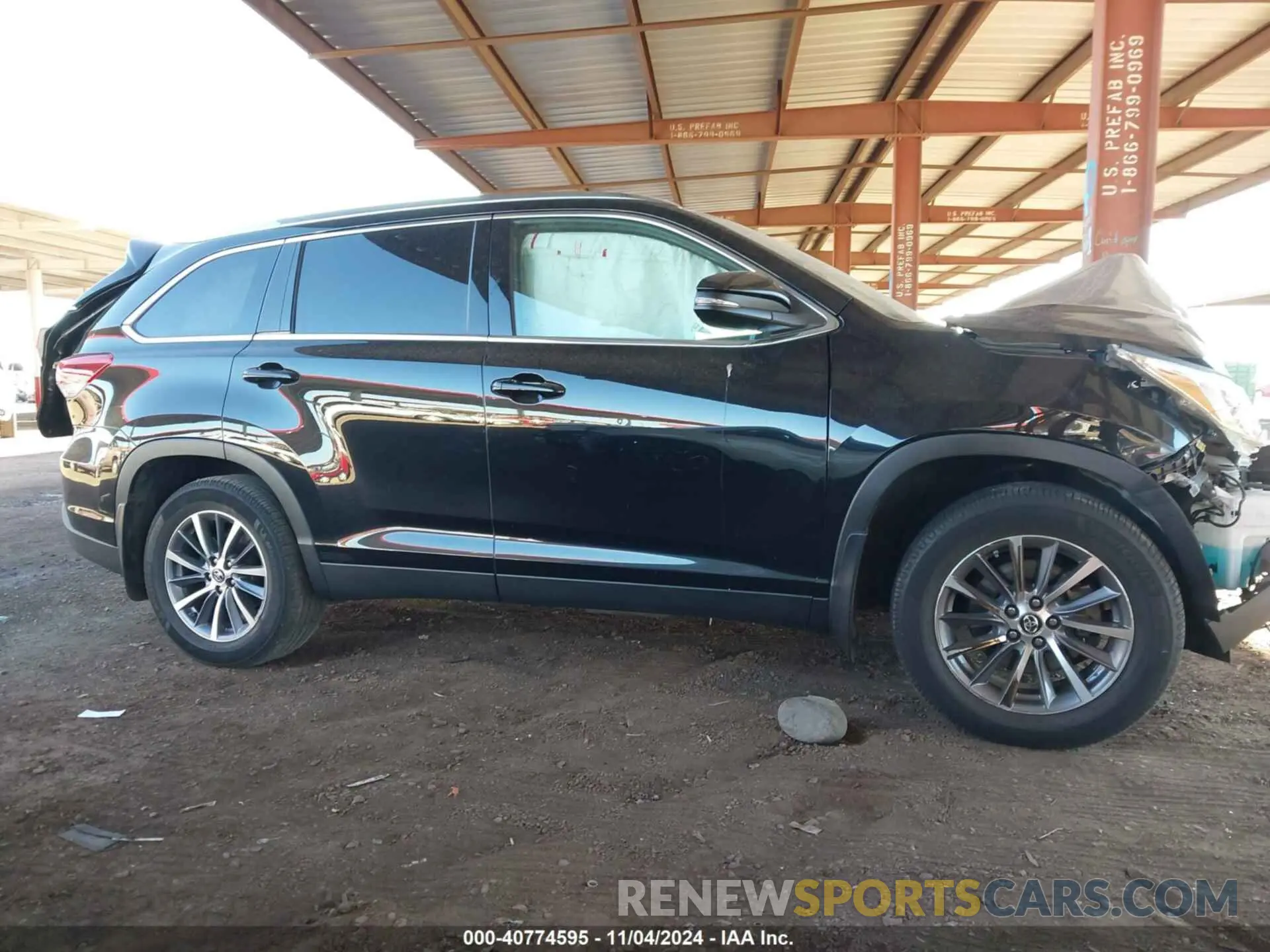 13 fotografías del automóvil dañado 5TDJZRFH4KS582213 TOYOTA HIGHLANDER 2019