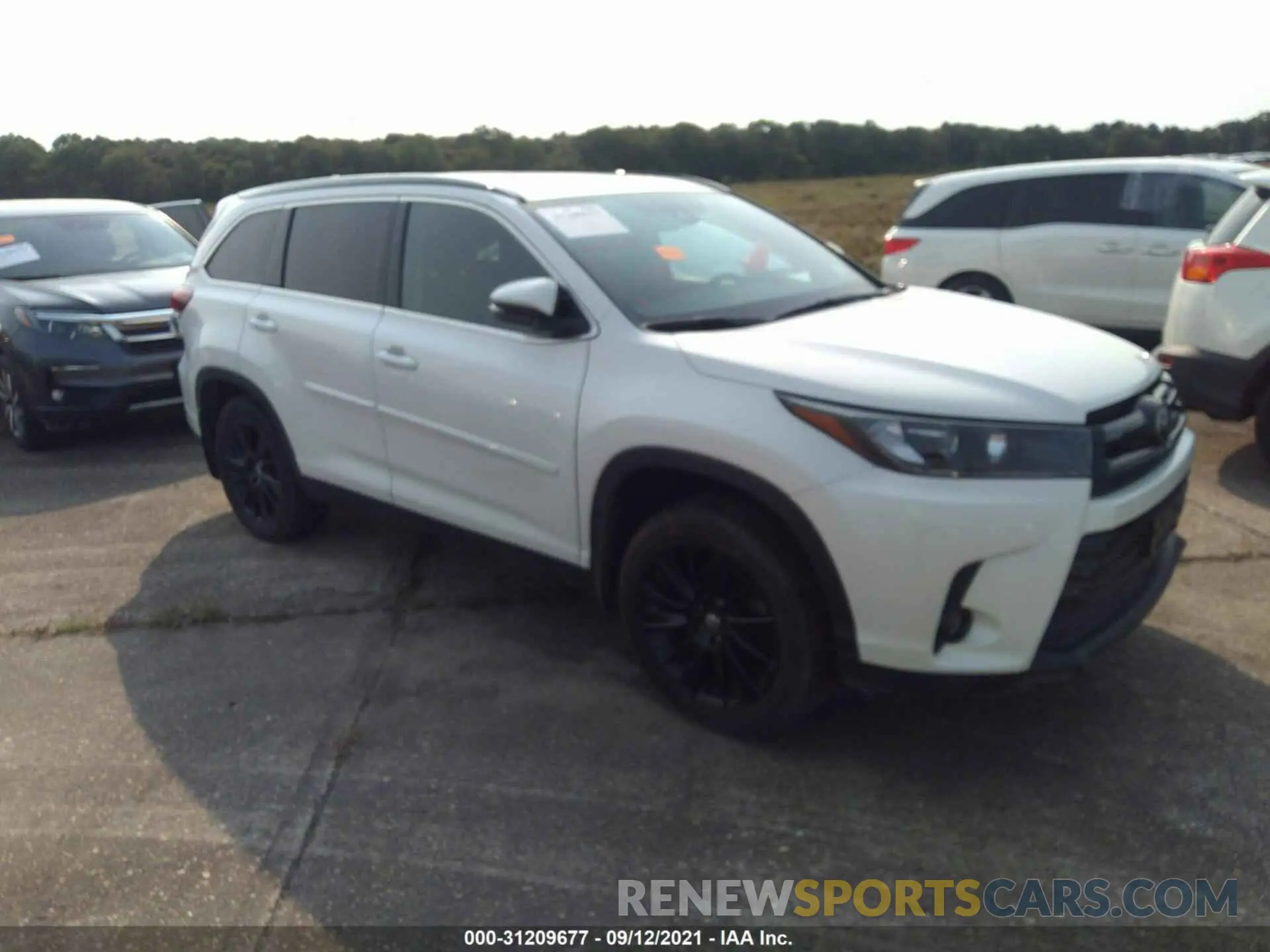 1 fotografías del automóvil dañado 5TDJZRFH4KS599724 TOYOTA HIGHLANDER 2019