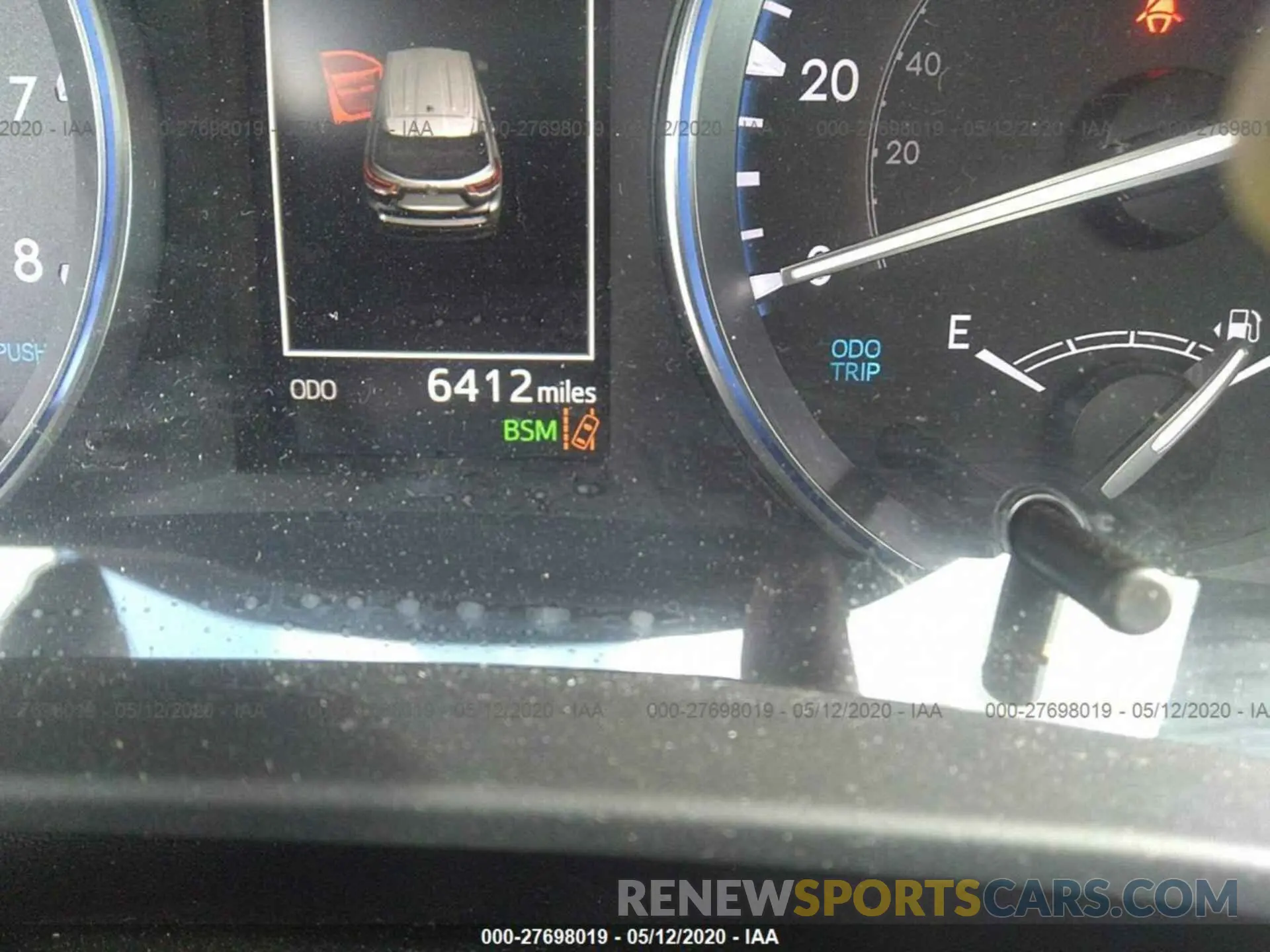 7 fotografías del automóvil dañado 5TDJZRFH4KS620278 TOYOTA HIGHLANDER 2019