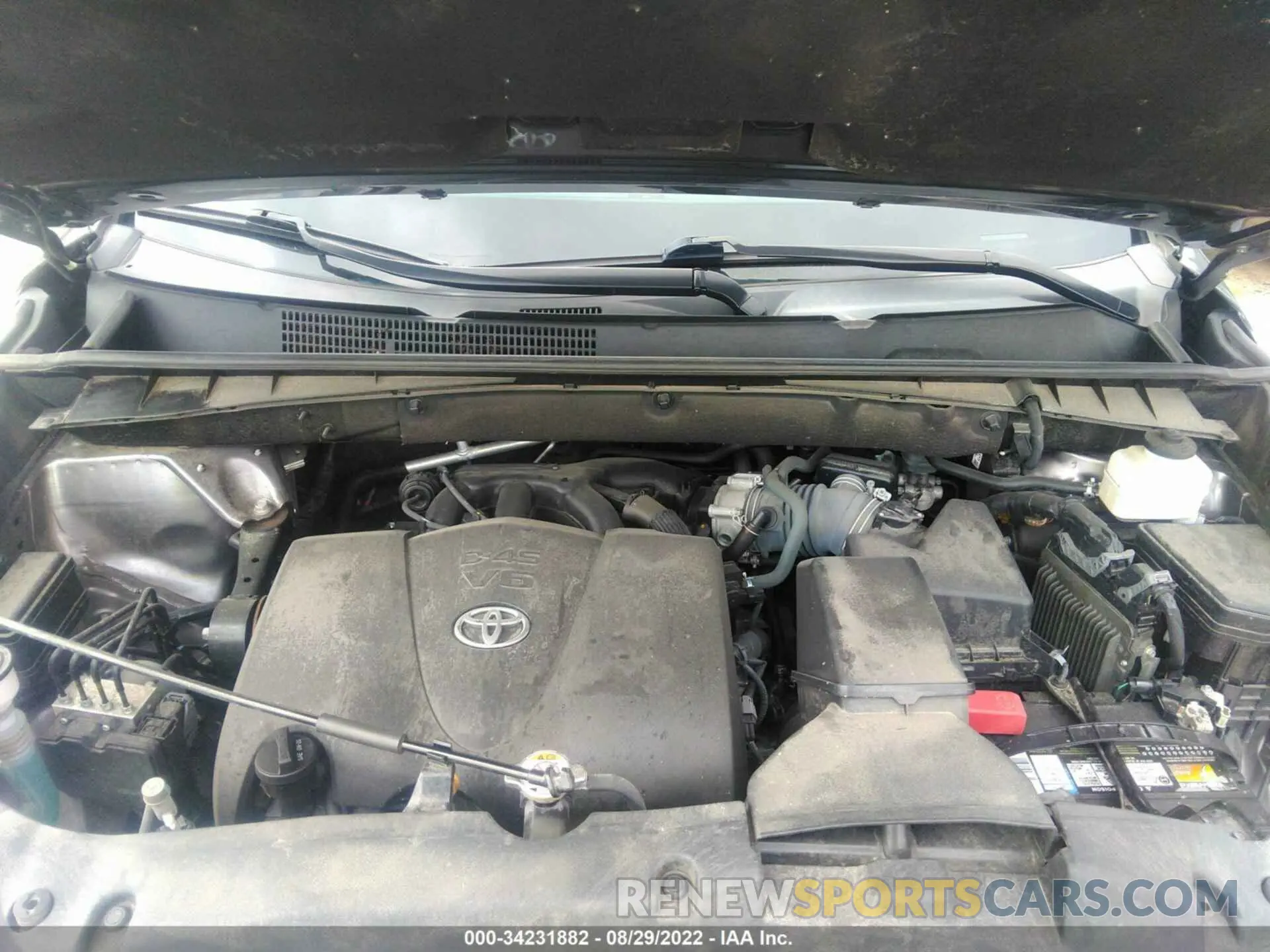 10 fotografías del automóvil dañado 5TDJZRFH5KS581393 TOYOTA HIGHLANDER 2019