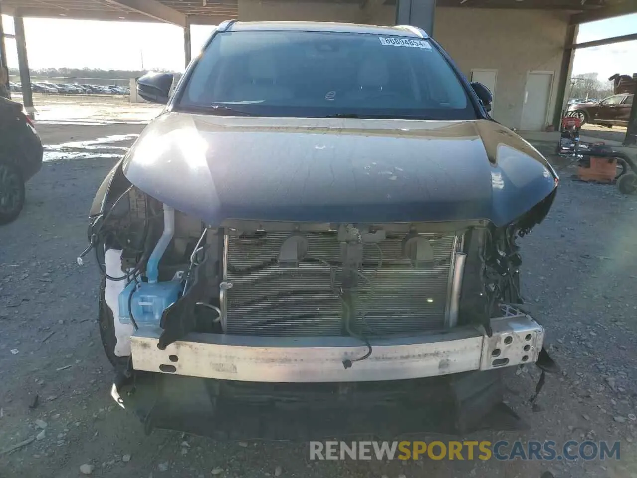 5 fotografías del automóvil dañado 5TDJZRFH5KS591809 TOYOTA HIGHLANDER 2019