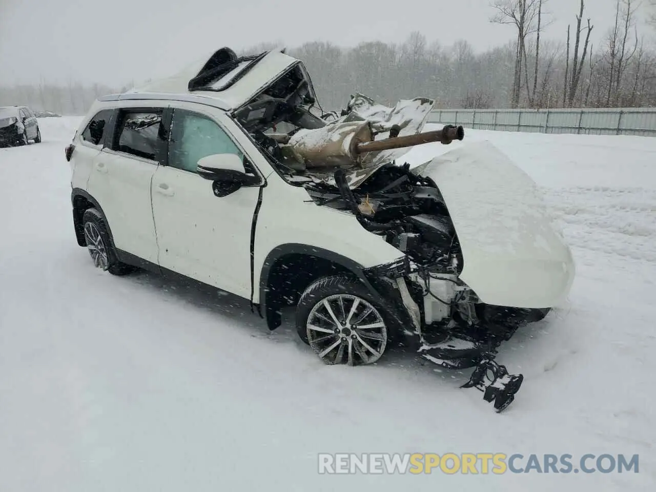 4 fotografías del automóvil dañado 5TDJZRFH6KS590362 TOYOTA HIGHLANDER 2019