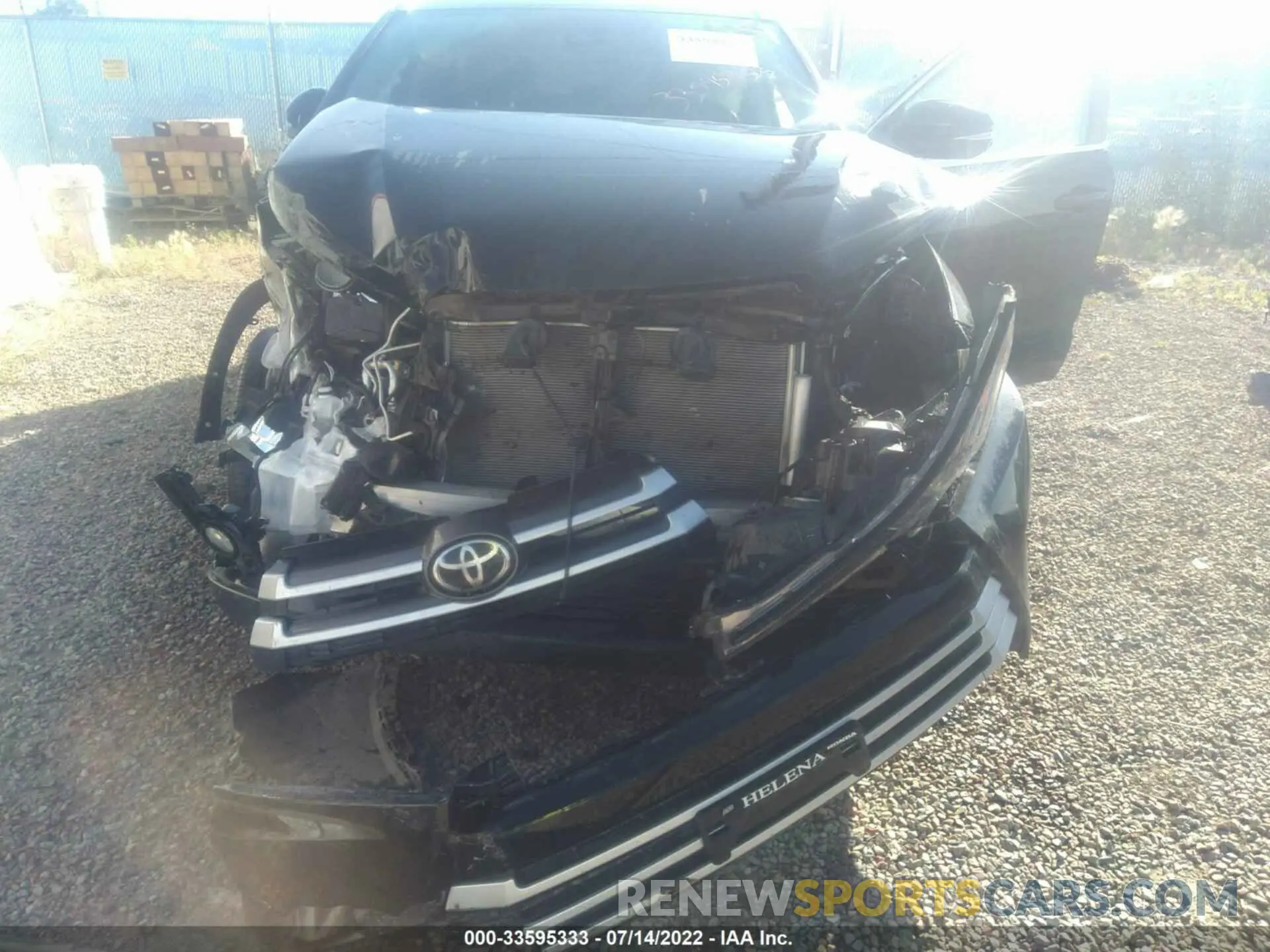 6 fotografías del automóvil dañado 5TDJZRFH6KS590927 TOYOTA HIGHLANDER 2019