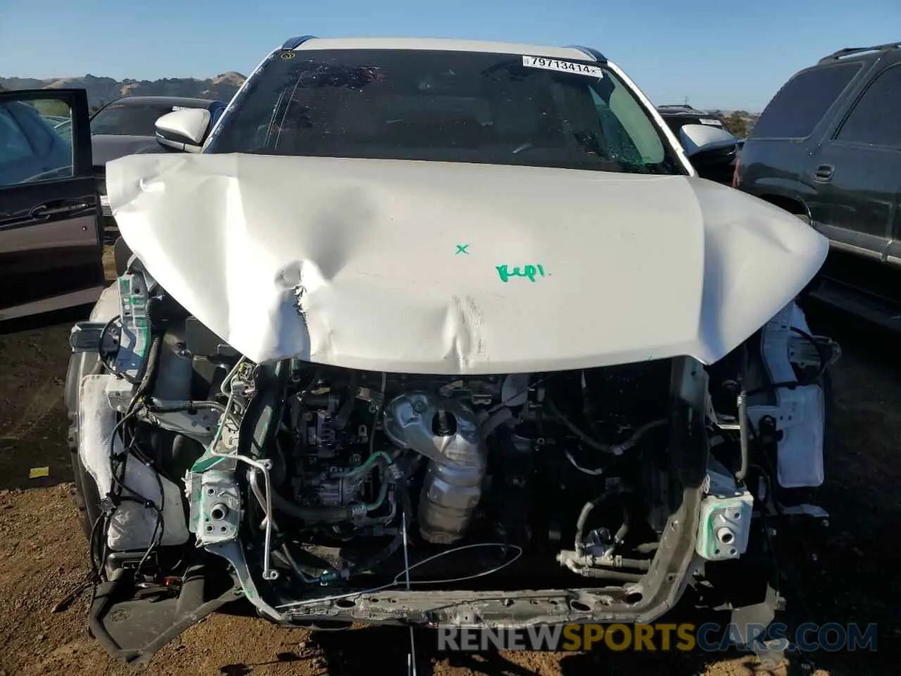 5 fotografías del automóvil dañado 5TDJZRFH7KS605368 TOYOTA HIGHLANDER 2019