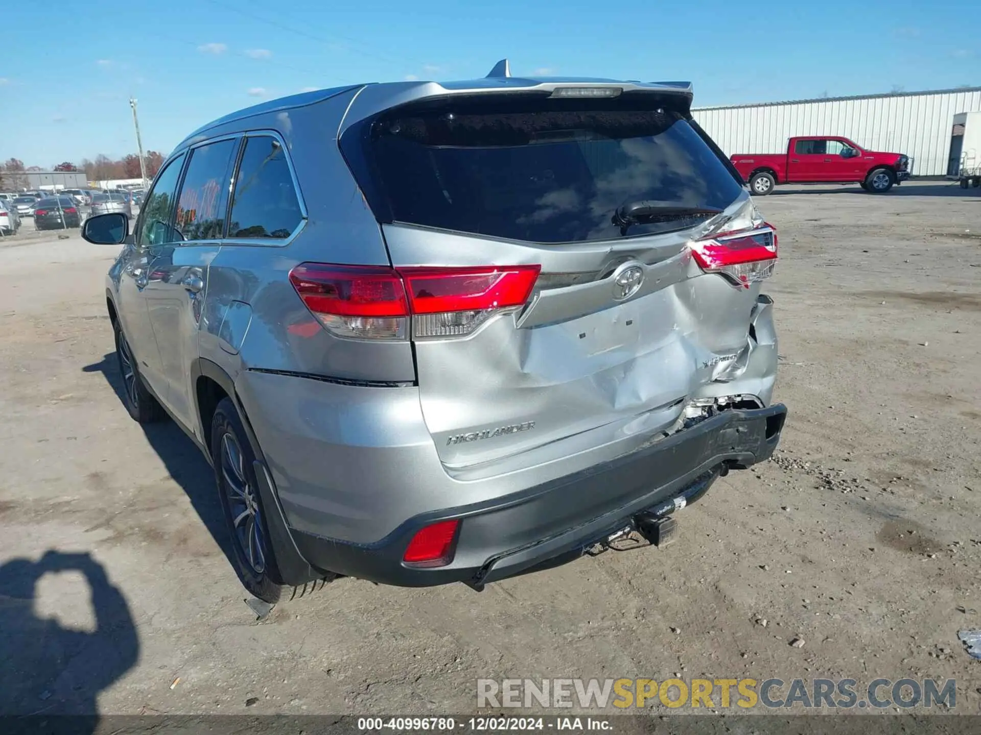 6 fotografías del automóvil dañado 5TDJZRFH7KS629976 TOYOTA HIGHLANDER 2019