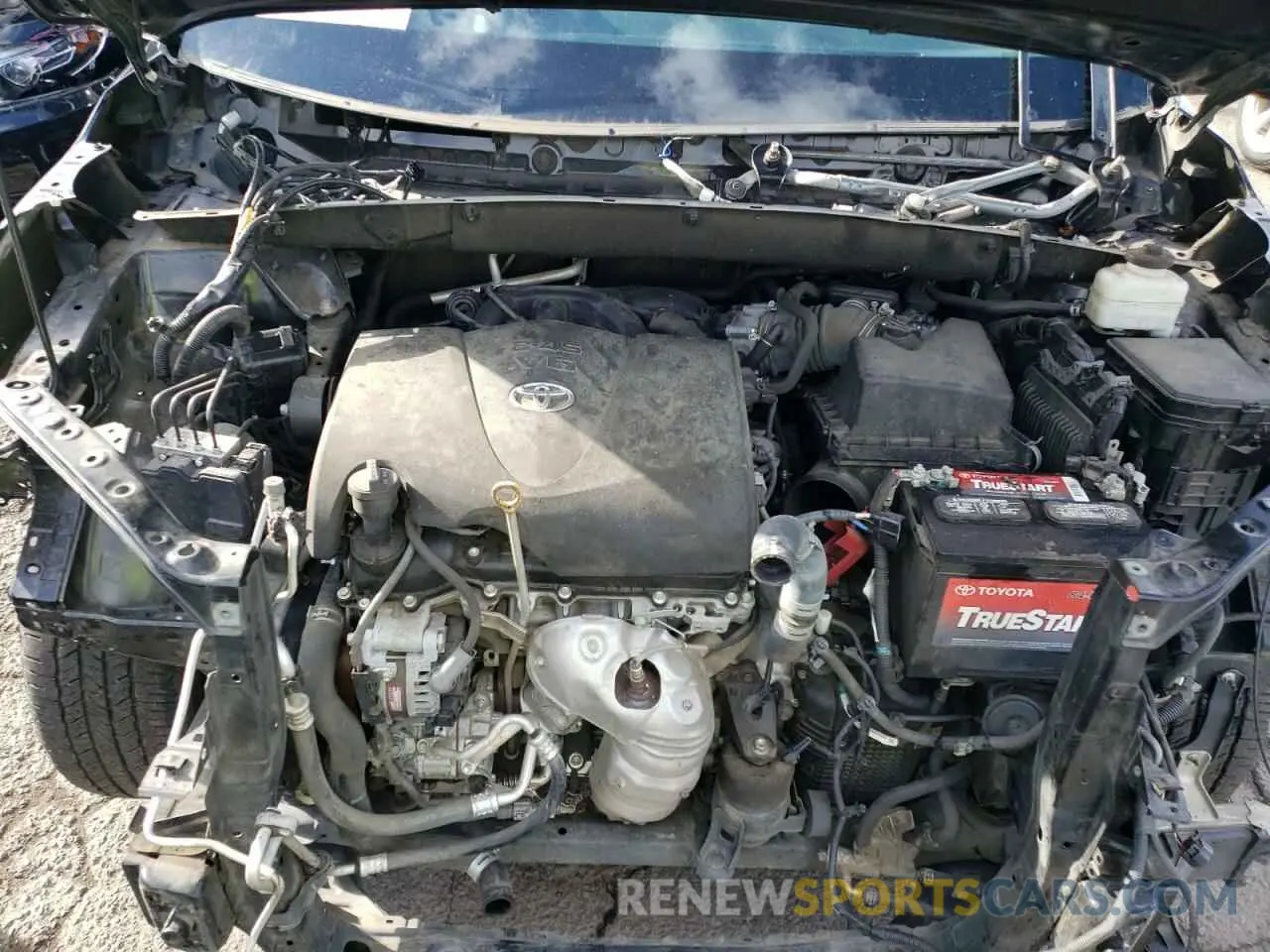 11 fotografías del automóvil dañado 5TDJZRFH7KS745744 TOYOTA HIGHLANDER 2019